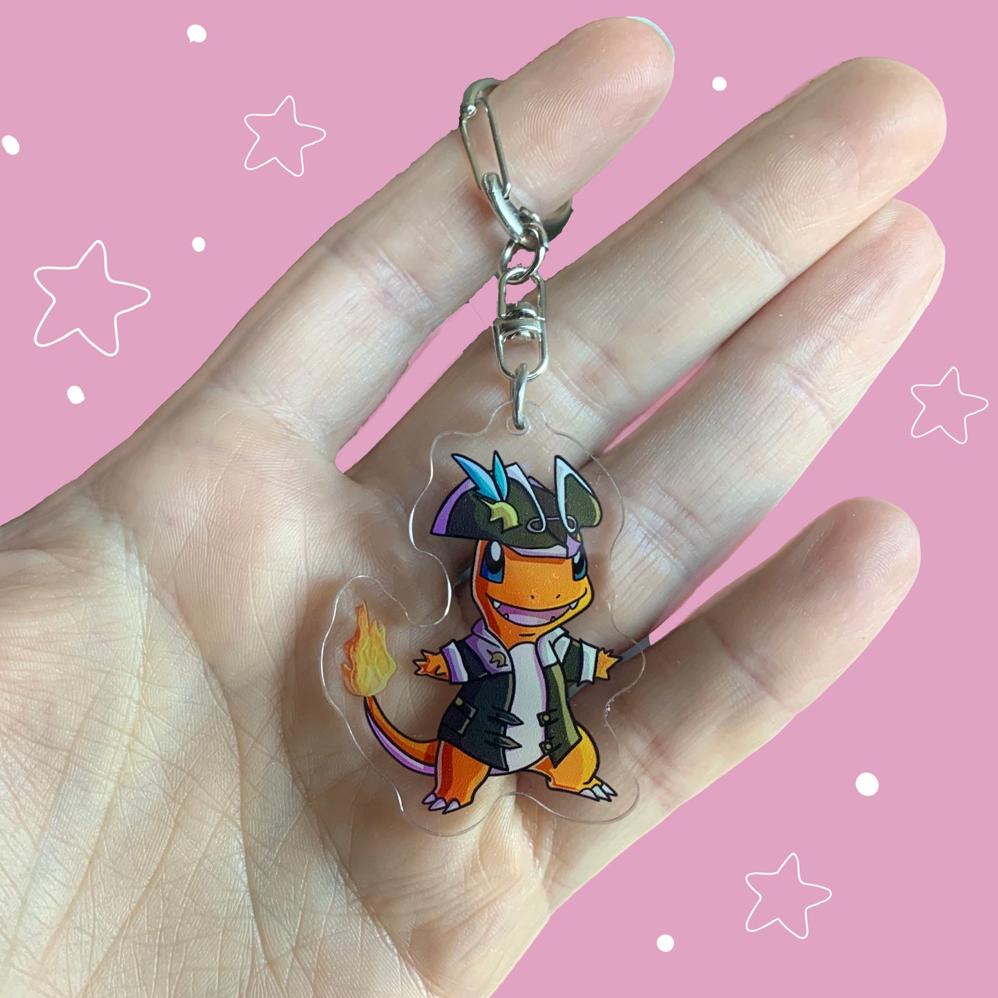 Pirate Pokemon Acrylic Keychains