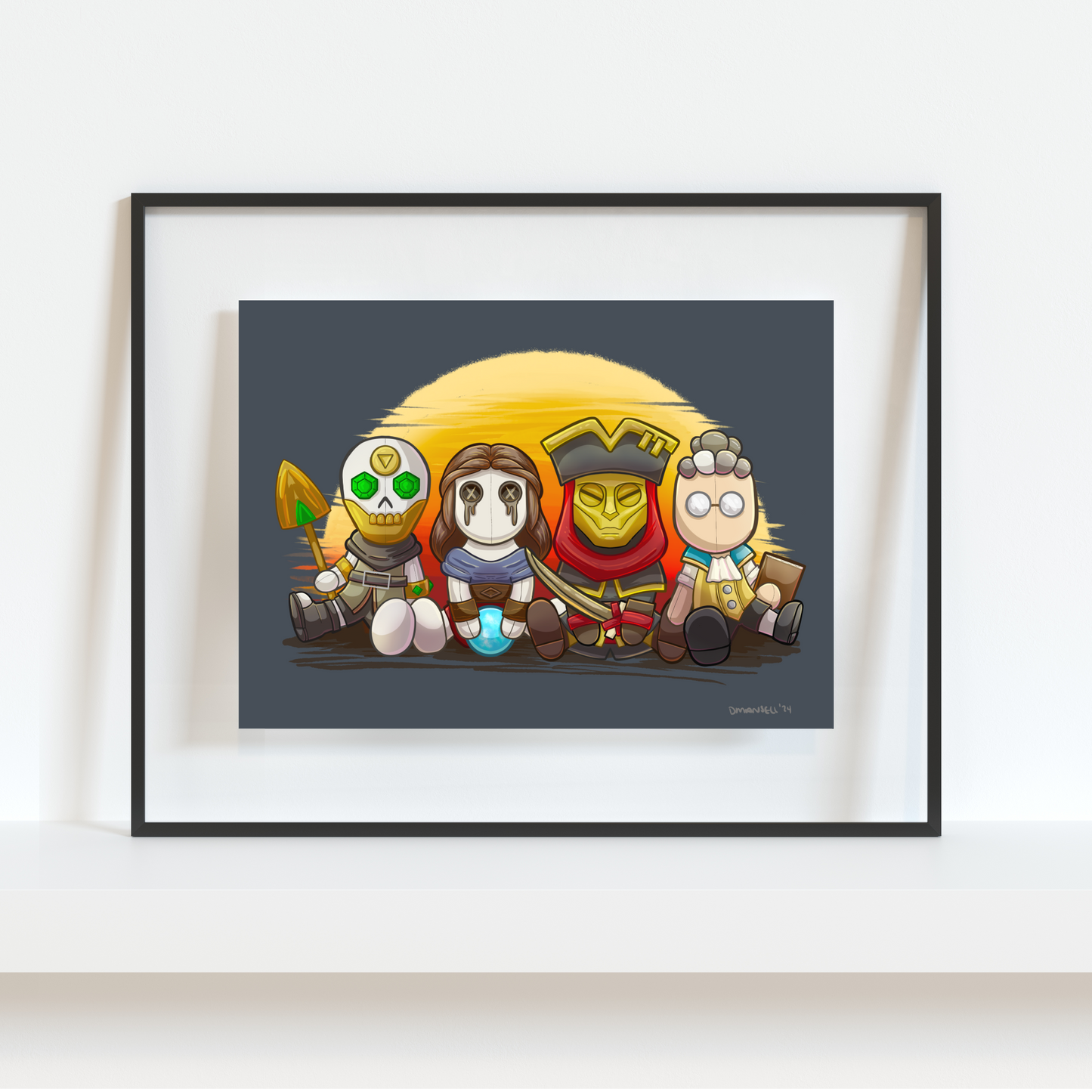 Sea of Thieves Shipmates Art Print (5x7" print)