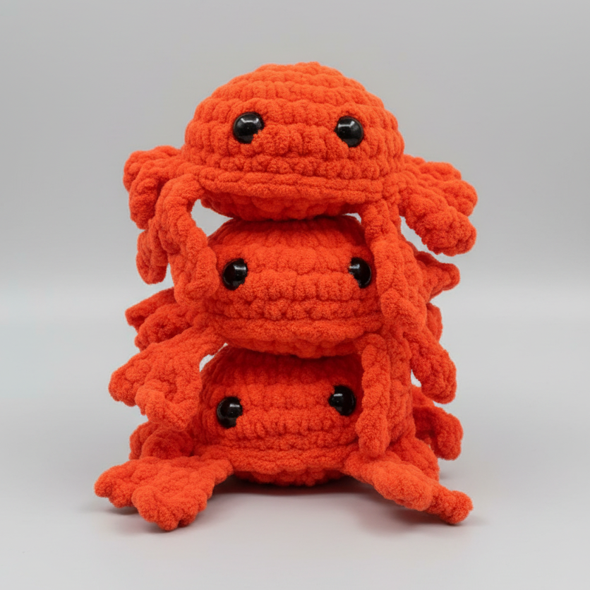 Crab Crochet Plushie