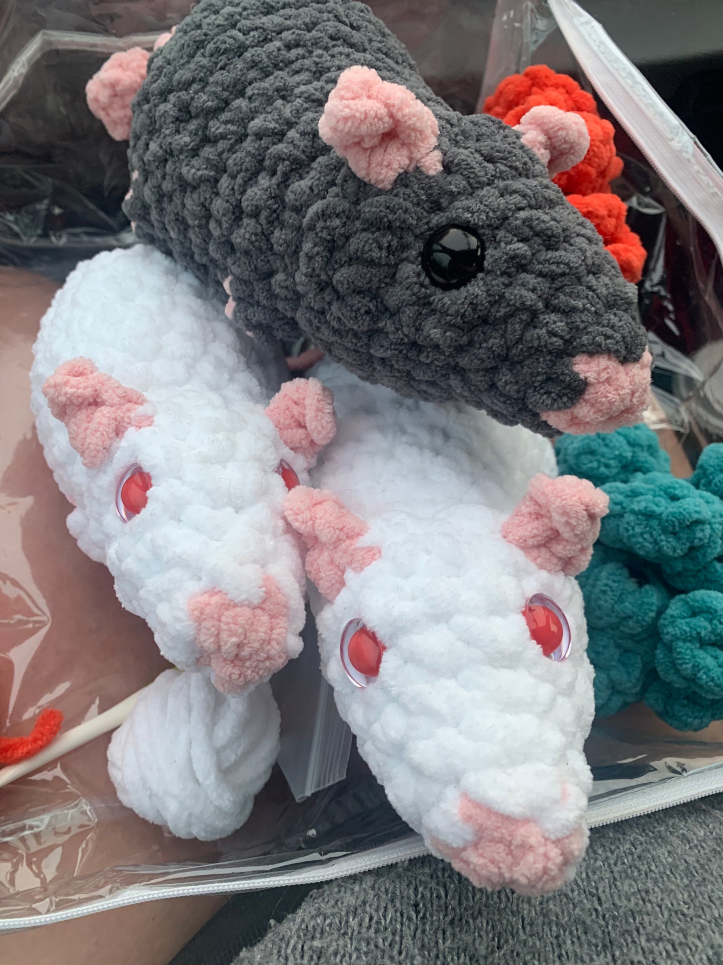 Crochet Rat - Made to Order