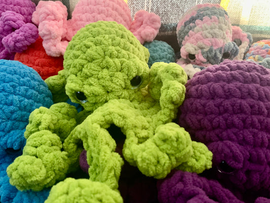 Large Crochet Kraken - Each one, one of a kind!