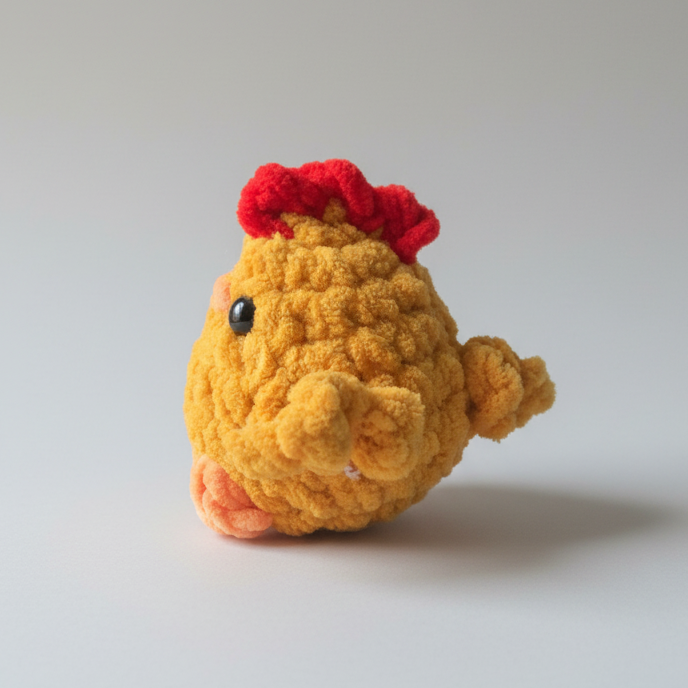 Baby Chick Crochet Plush