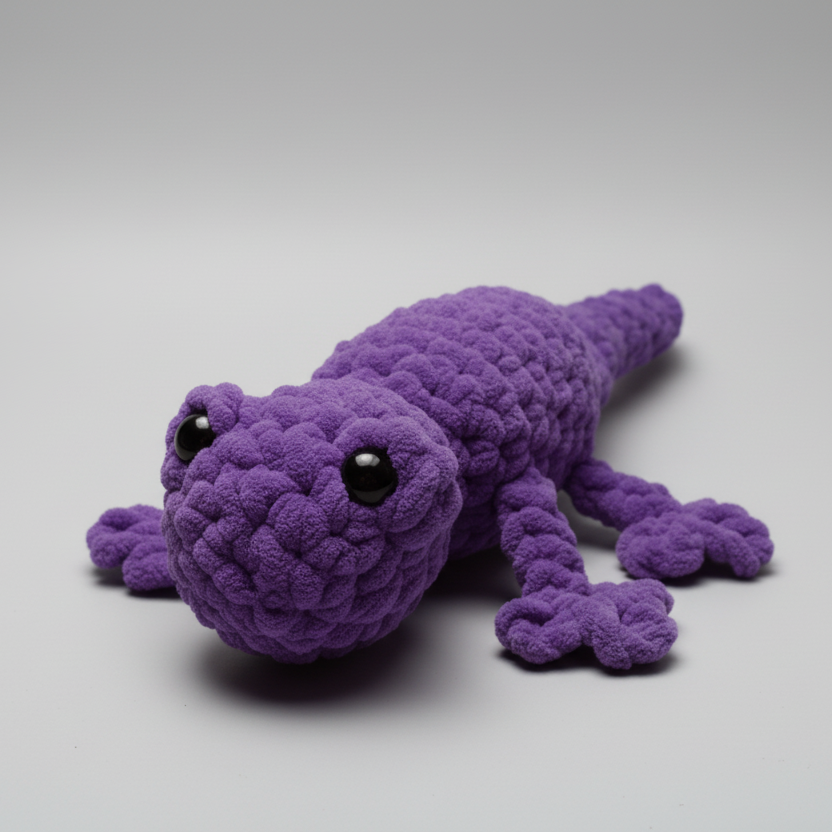 Lizard Handmade Crocheted Plush