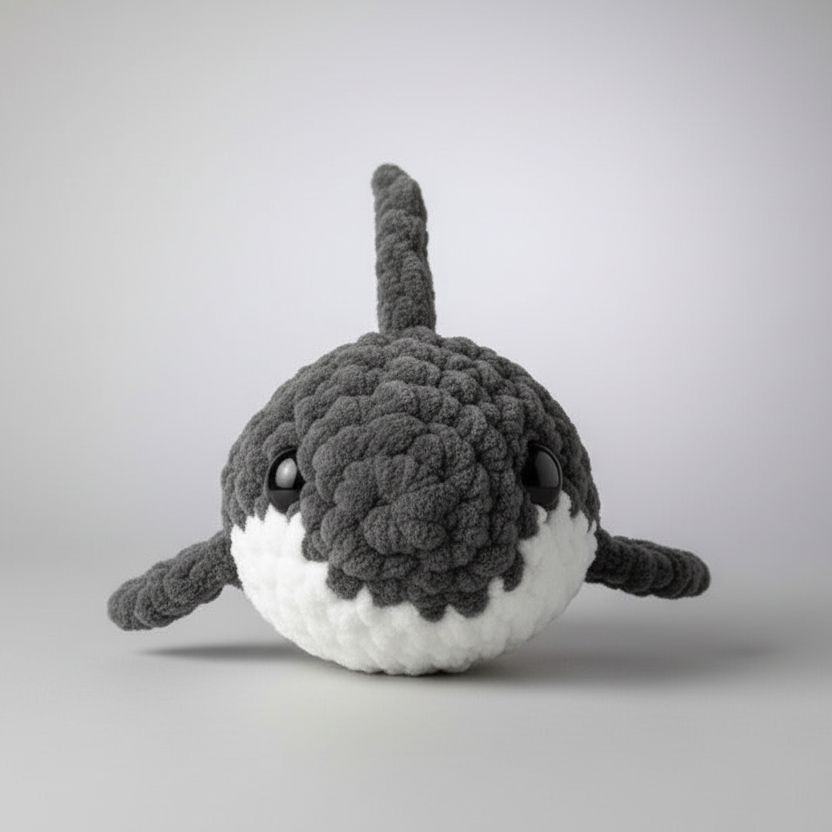 Shark Crochet Plush – Handmade Amigurumi Shark