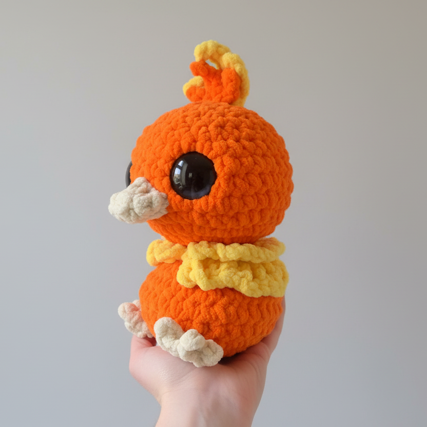 Pokemon - Torchic - Crochet Plushie