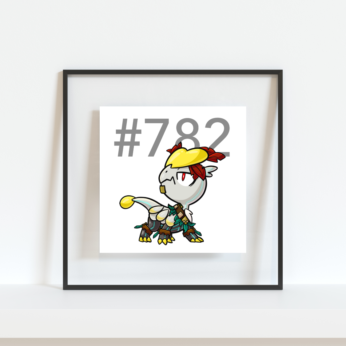 Jangmo-o Pokemon Pirate Gamer Art Print