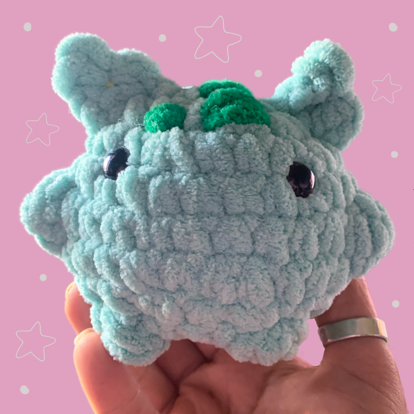 Pokemon - Bulbasaur - Crochet Pokemon (Made to order)