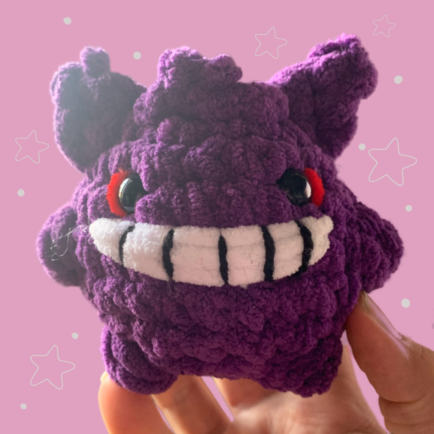 Pokemon - Gengar - Crochet Pokemon (Made to order)