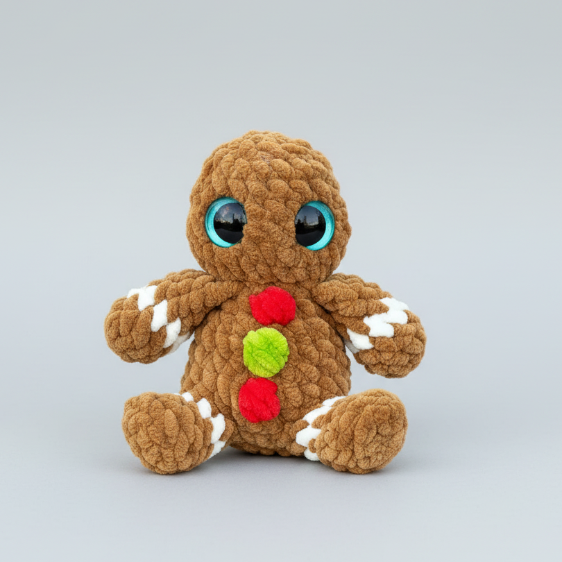 Gingerbread Crochet Plushie