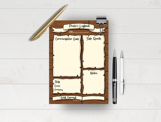Pirate Notepad (A5)