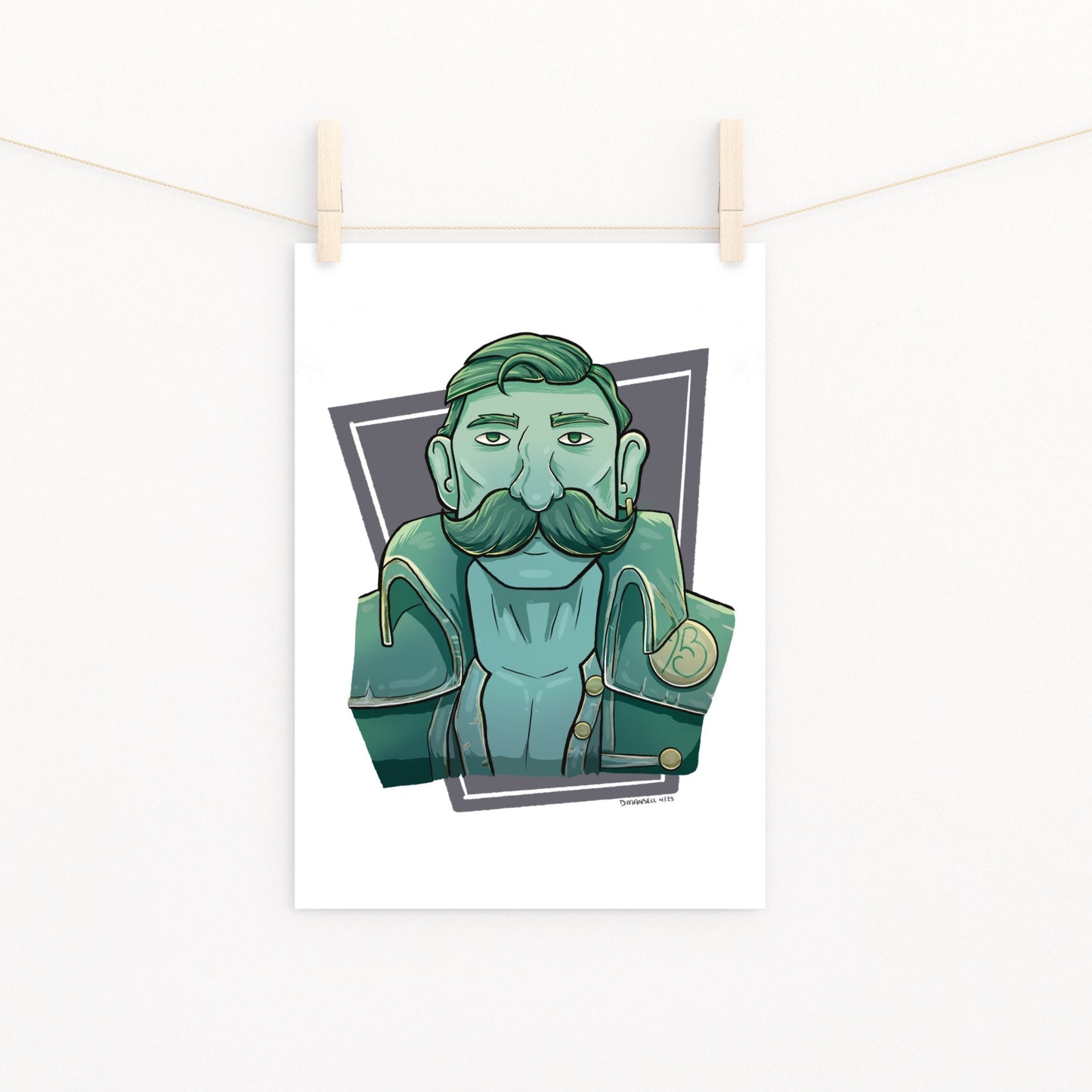 Pendragon Sea of Thieves Inspired Gamer Art Print