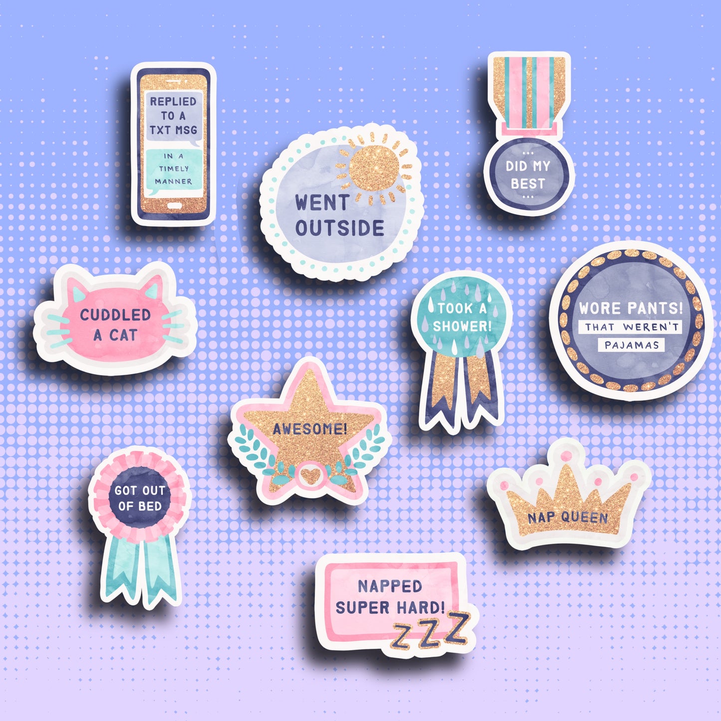 Adulting Sticker Set (Set 1)