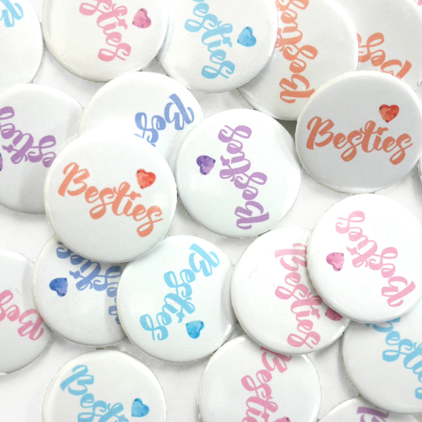 Besties Pin Badges