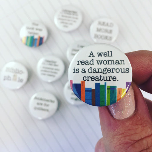 Book Lovers Pin Badge