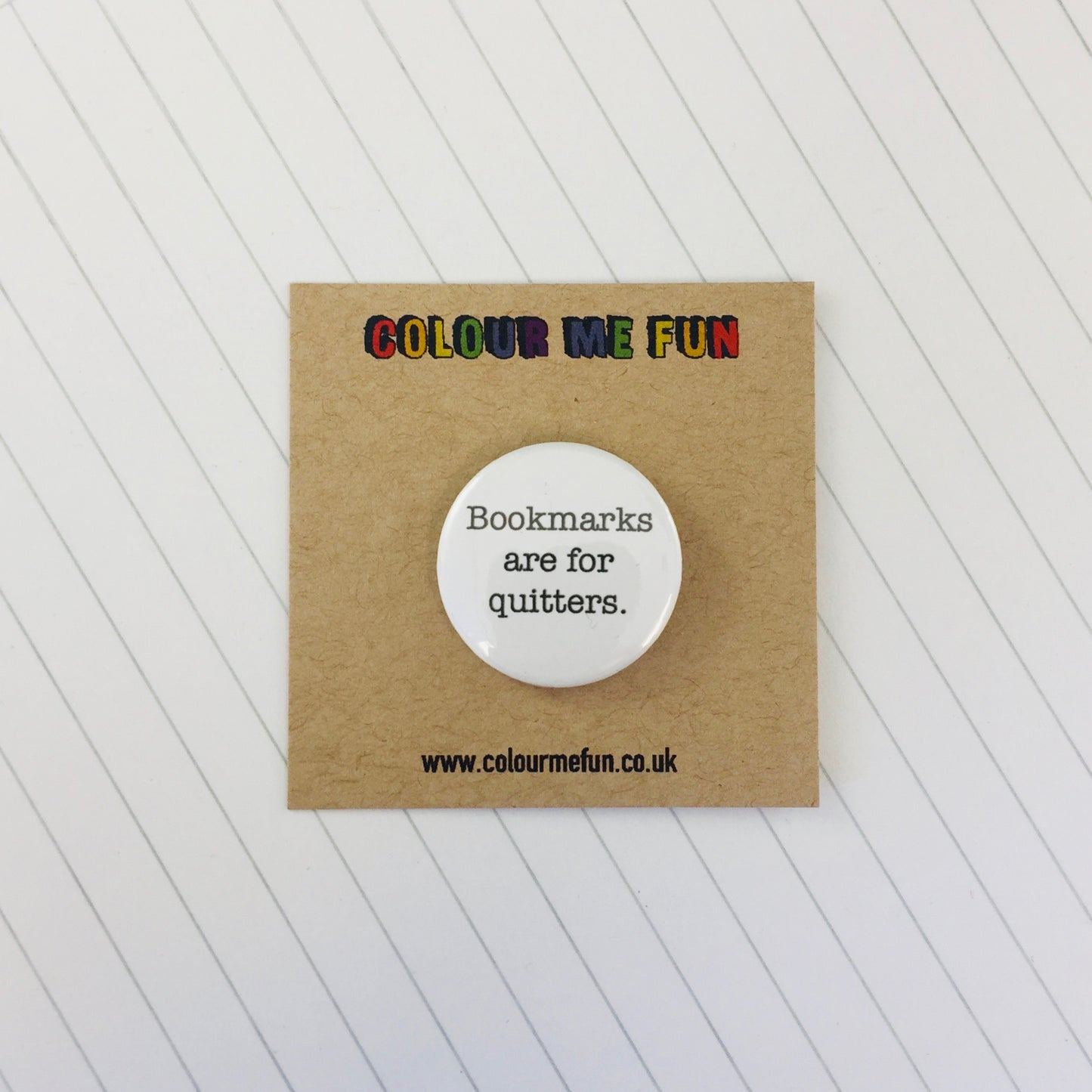 Book Lovers Pin Badge