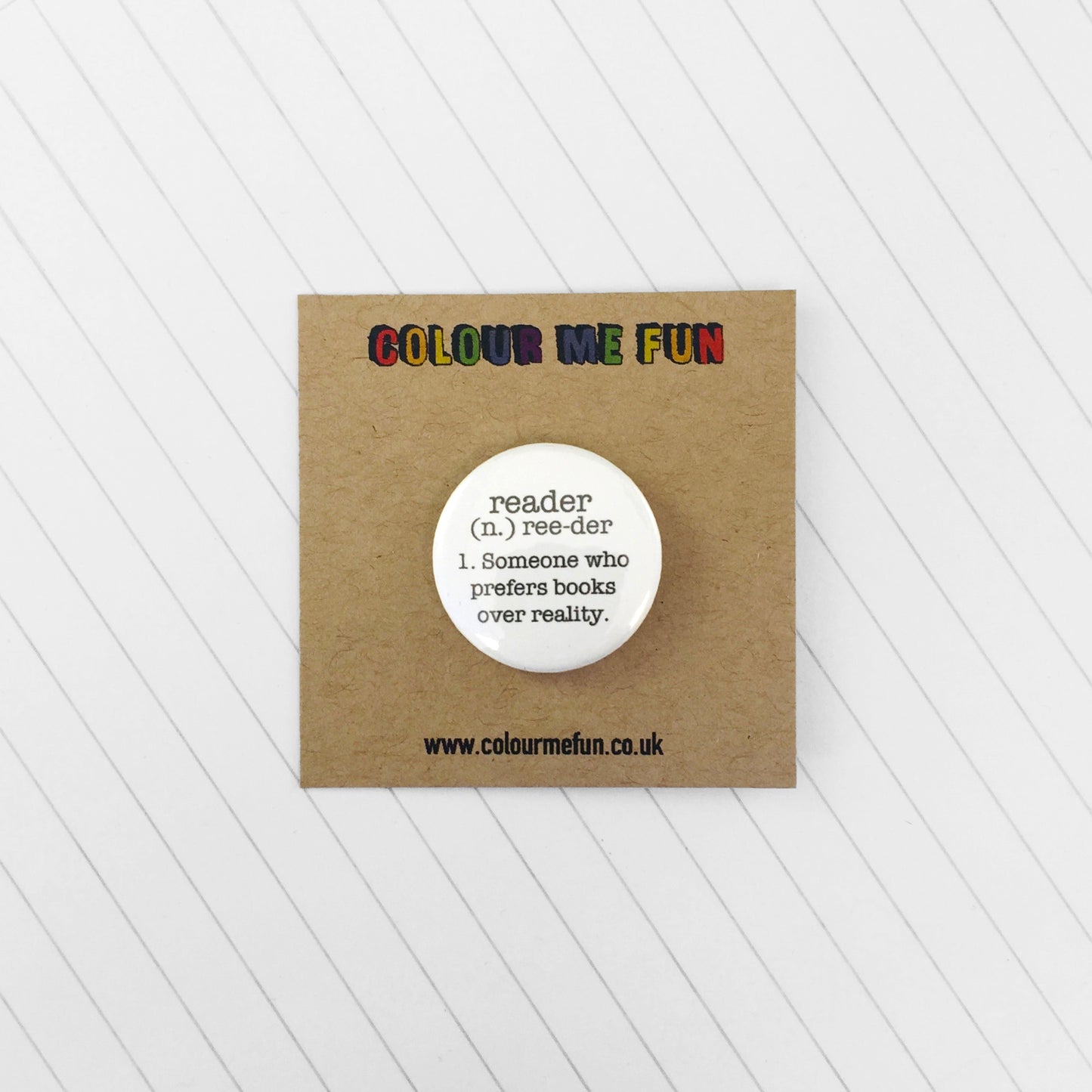 Book Lovers Pin Badge