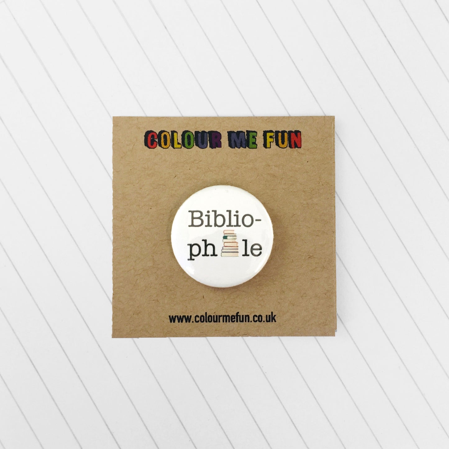 Book Lovers Pin Badge