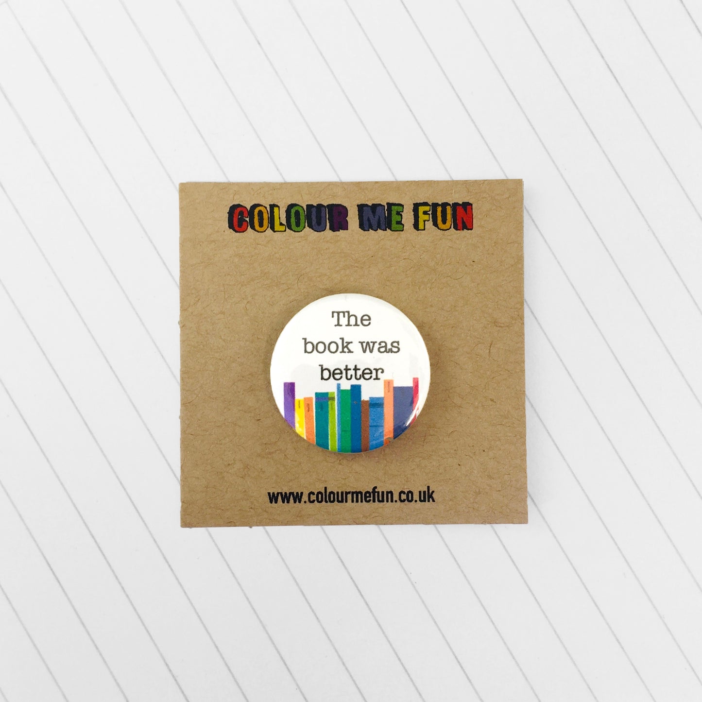 Book Lovers Pin Badge