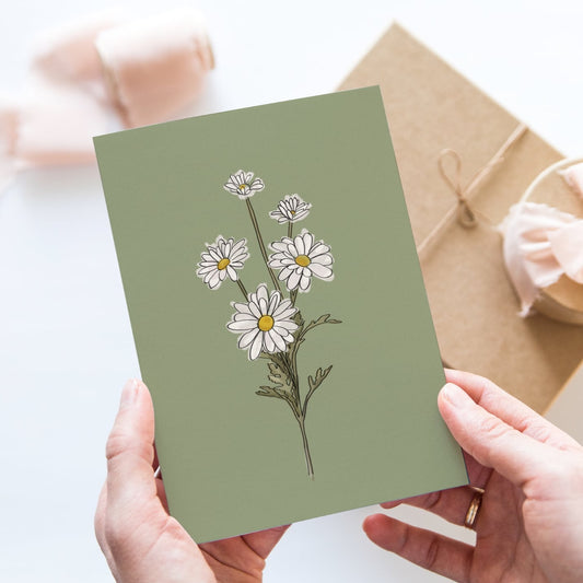 Daisy Wildflower Greeting Card