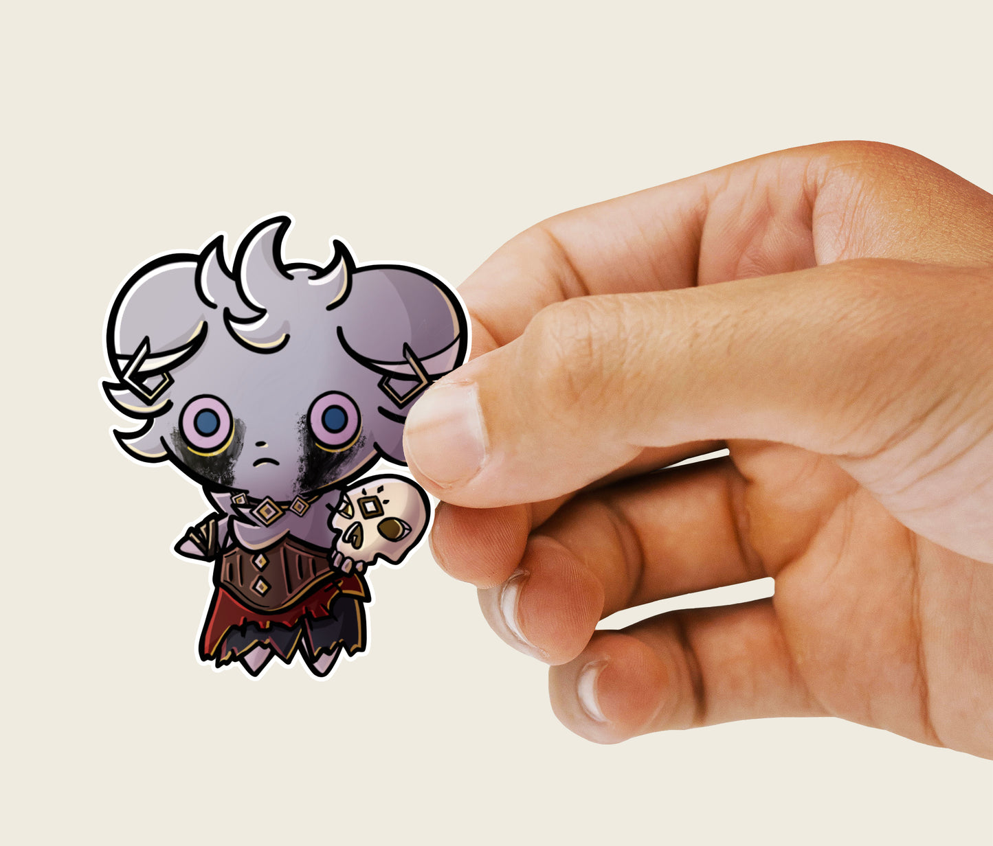 Espurr Pirate Pokemon Vinyl Sticker
