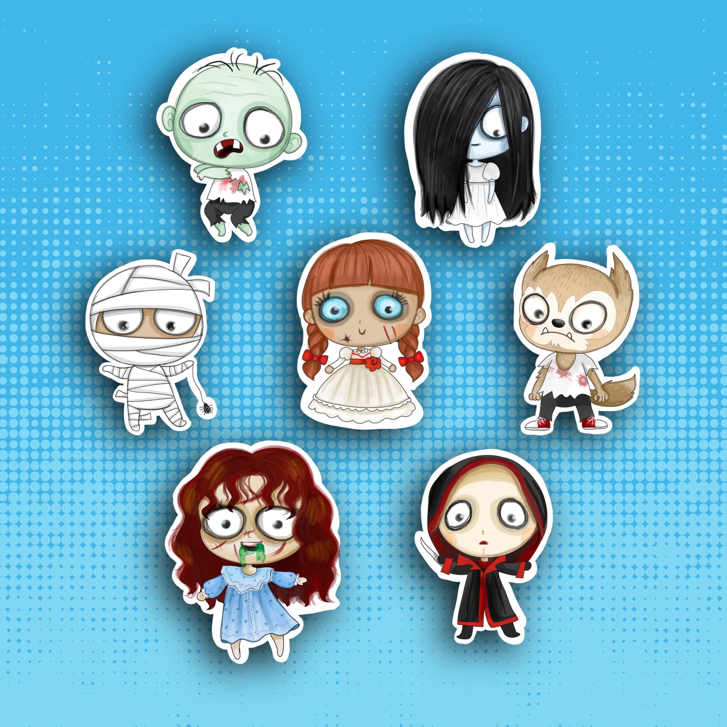 Horror Villain Sticker Set (Set 2)