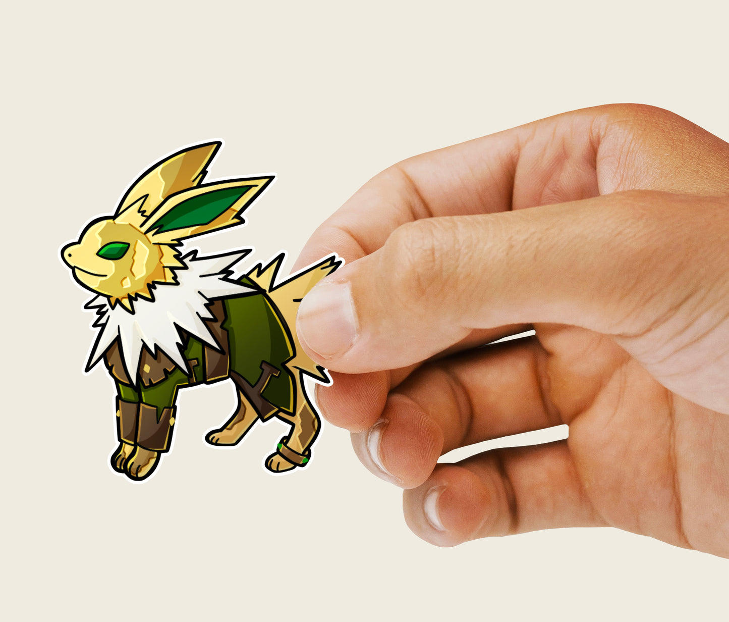 Jolteon Pirate Pokemon Vinyl Sticker