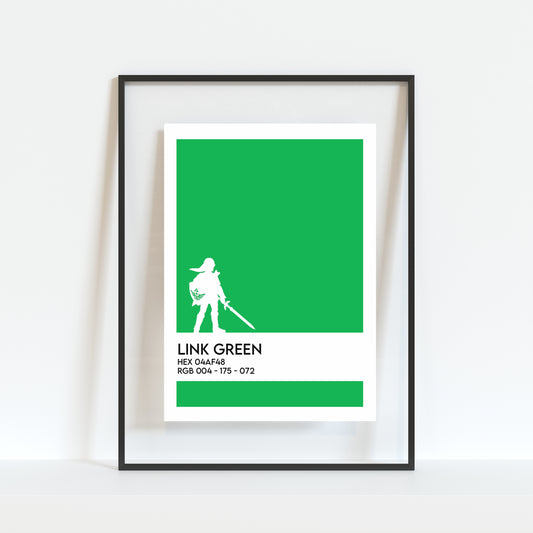 Retro Link Gamer Print (5"x7")