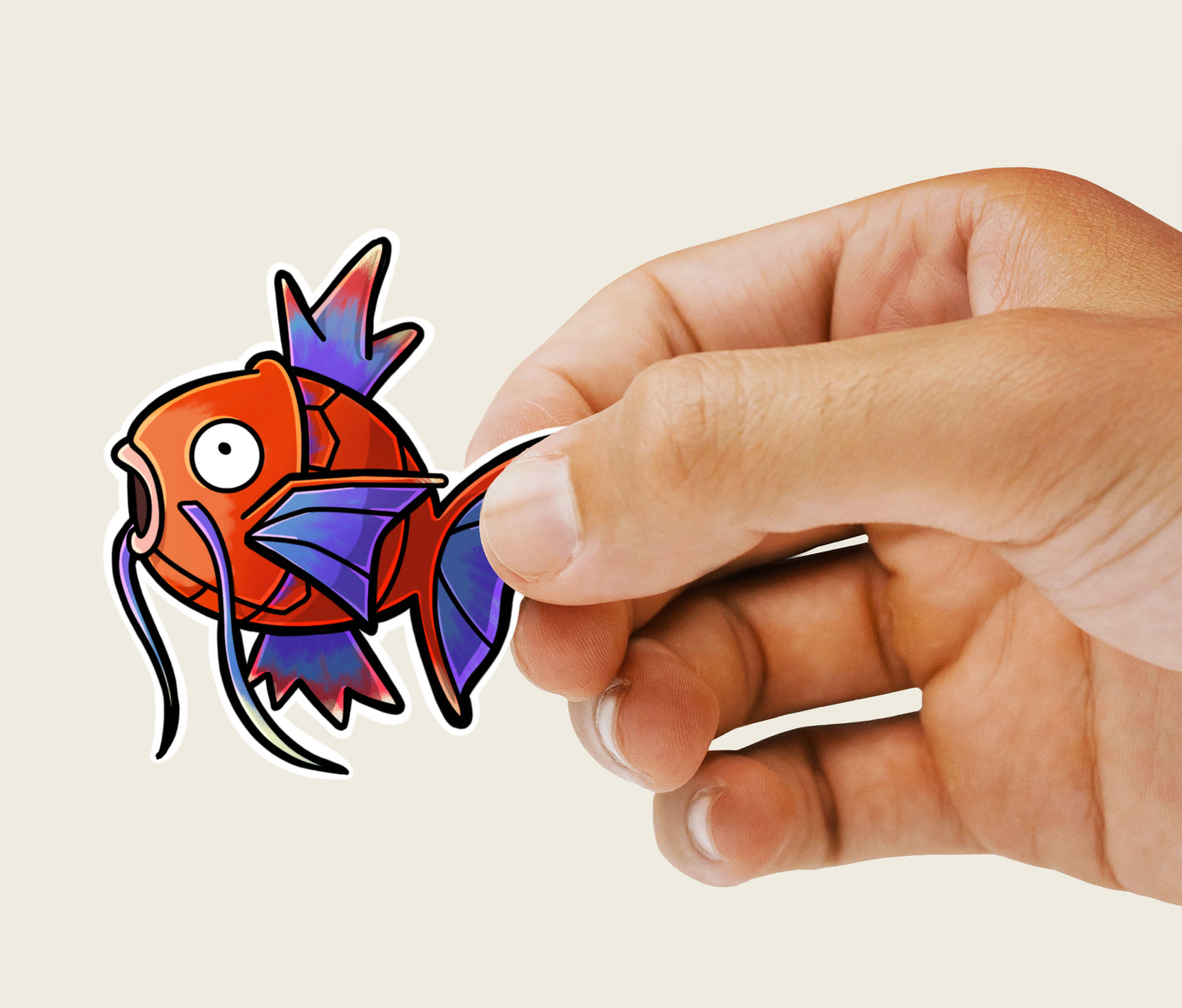 Magikarp Pirate Pokemon Vinyl Sticker