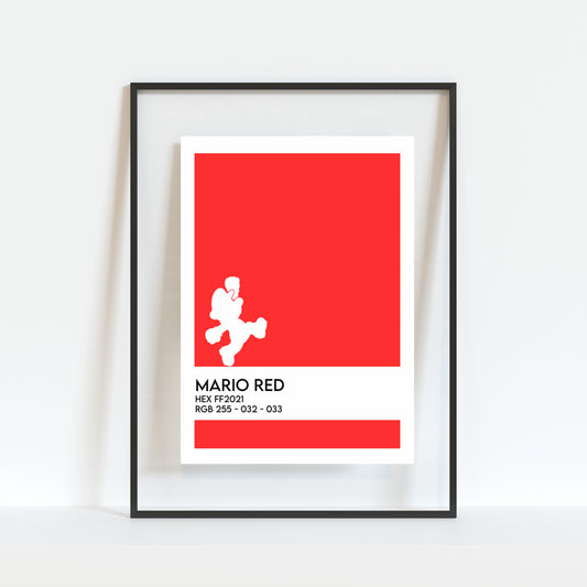 Retro Mario Gamer Print (5"x7")