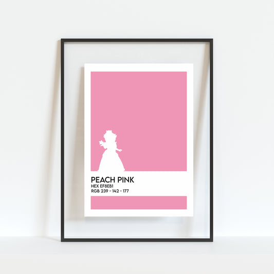 Retro Peach Gamer Print (5"x7")