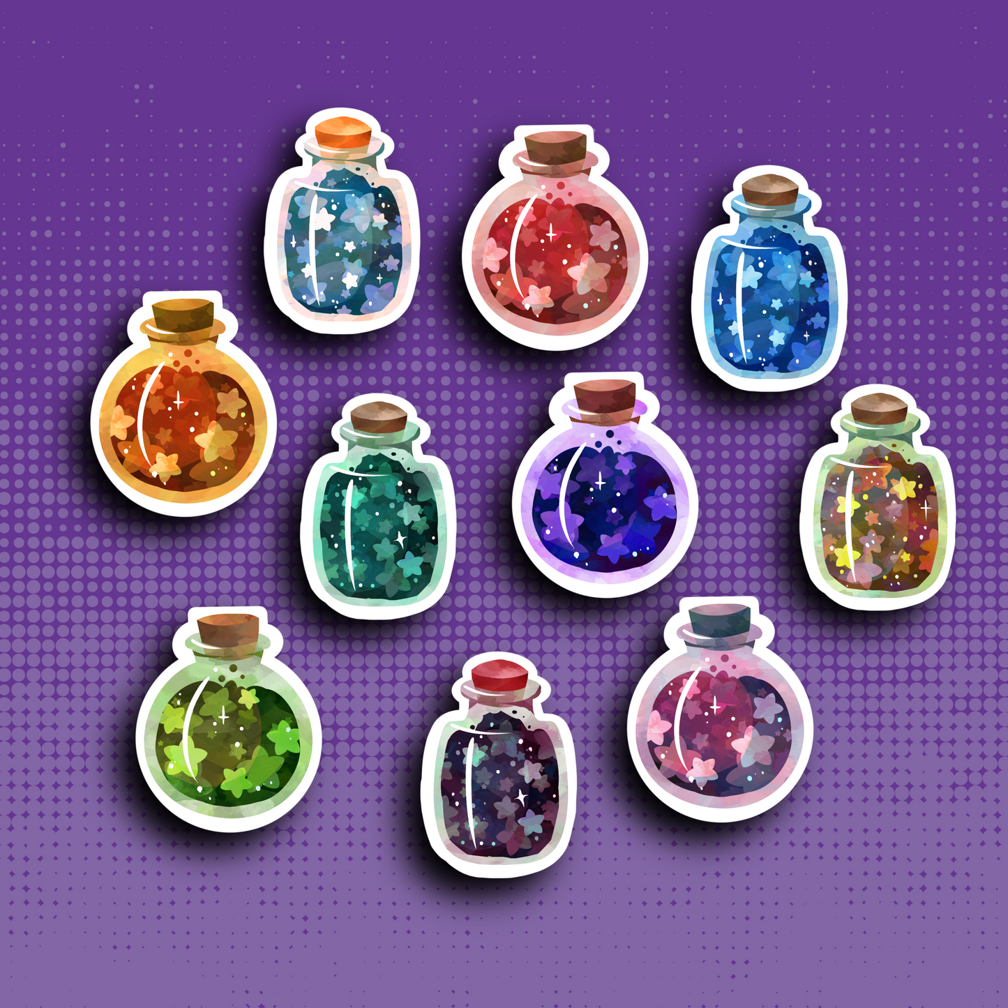 Magic Potion Sticker Set