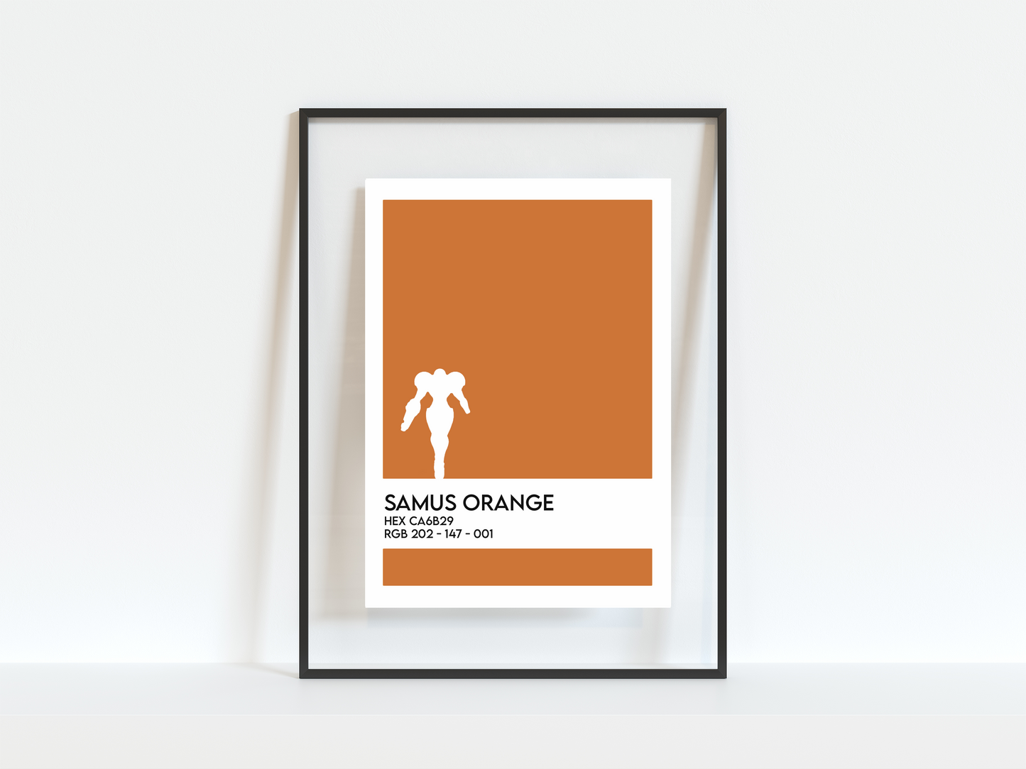Retro Samus Gamer Print (5"x7")