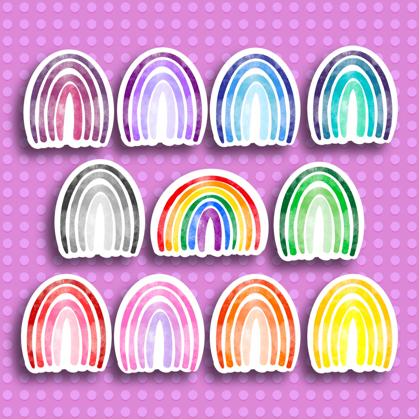 Rainbow Sticker Set