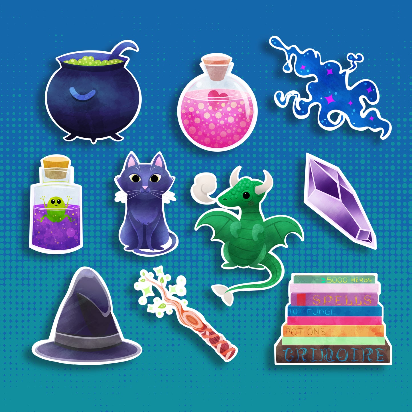 Witchy Sticker Set