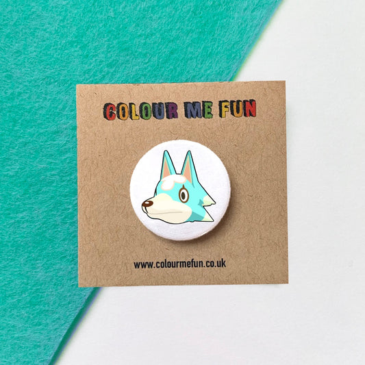 Animal Crossing - Skye - Button Badge