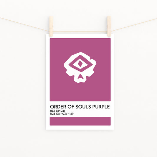 Sea of Thieves Order of Souls Gamer Print (5"x7")