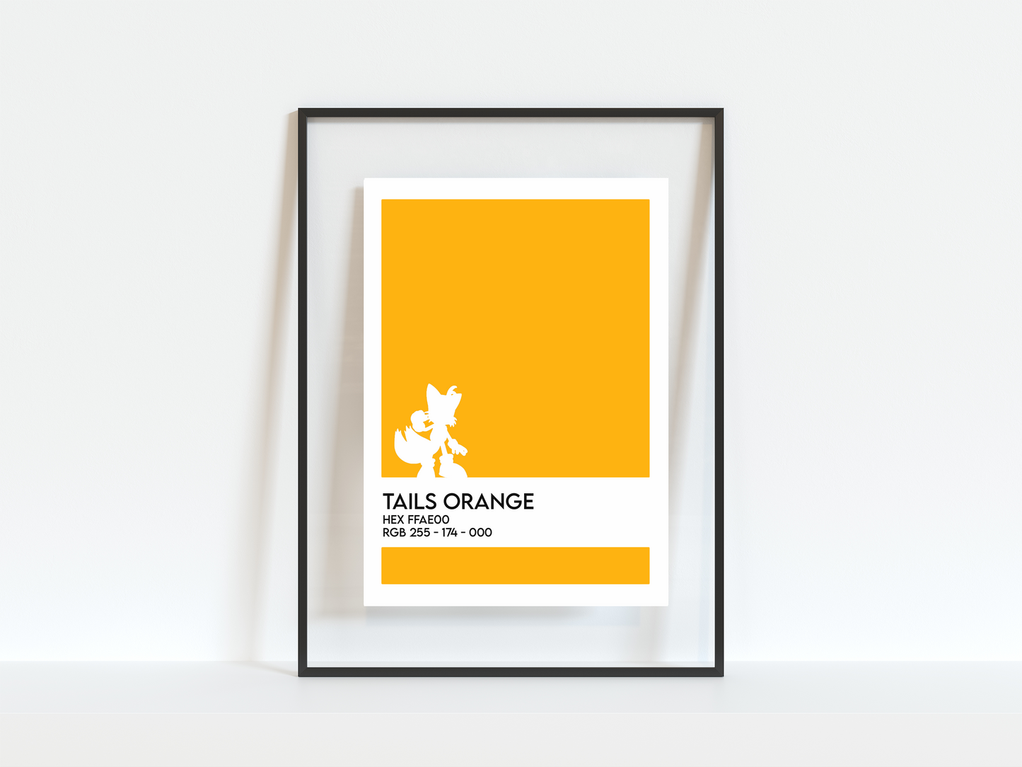 Retro Tails Gamer Print (5"x7")