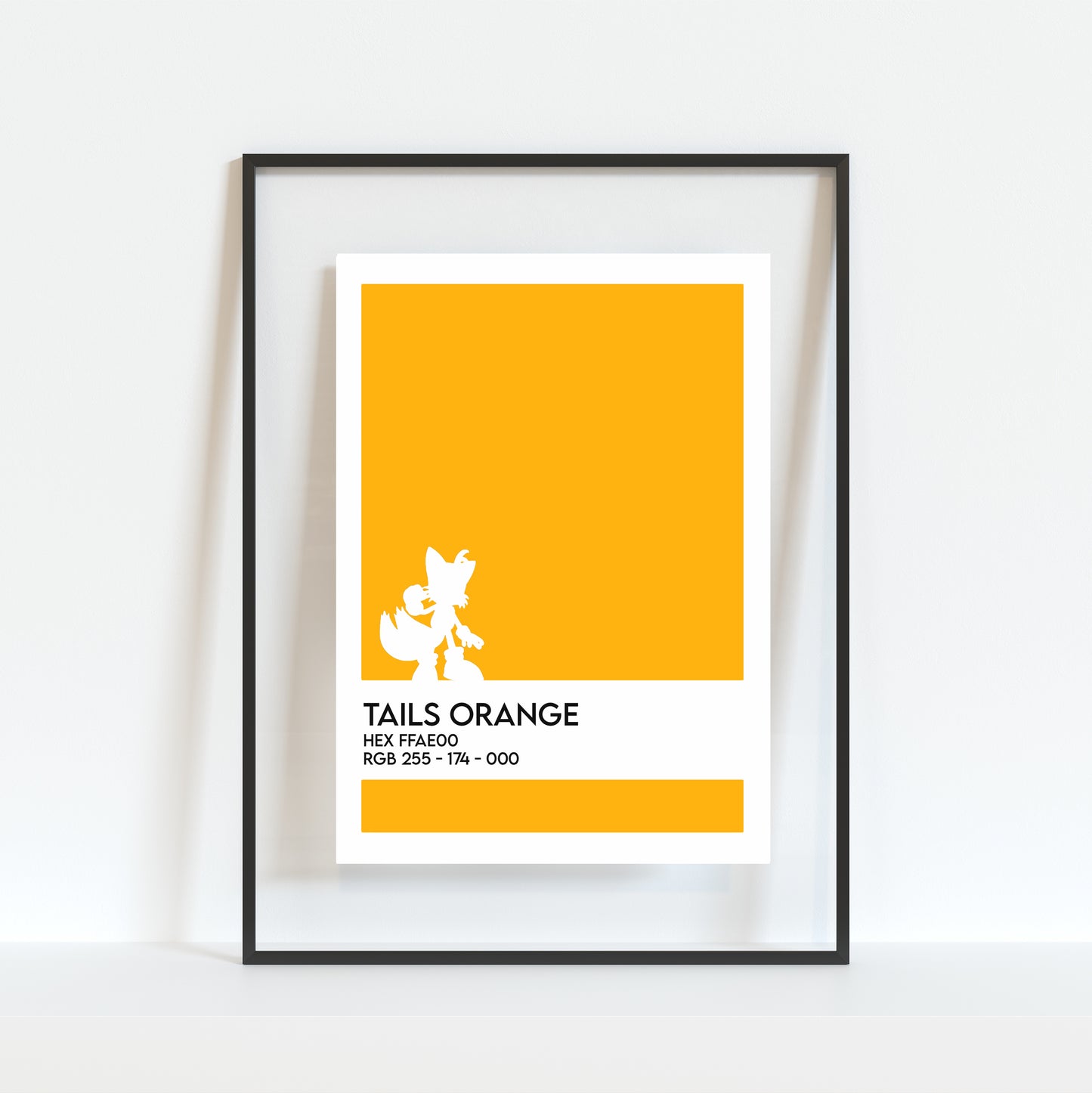 Retro Tails Gamer Print (5"x7")