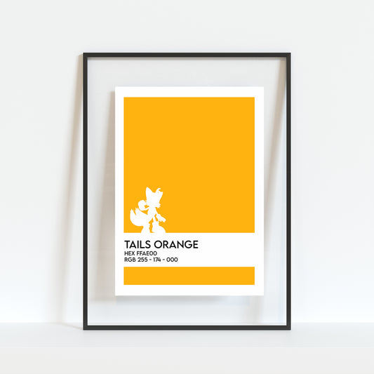 Retro Tails Gamer Print (5"x7")