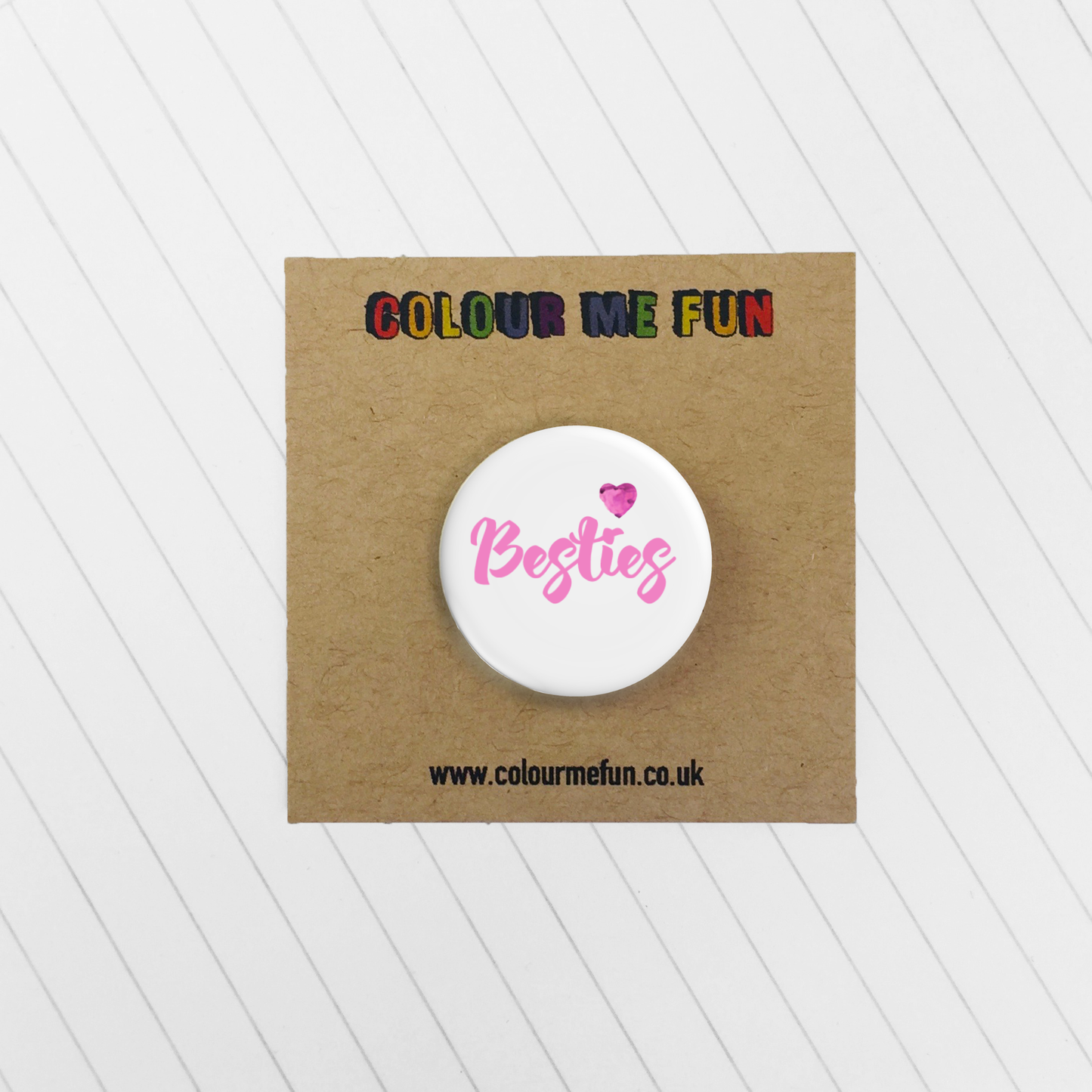 Besties Pin Badges