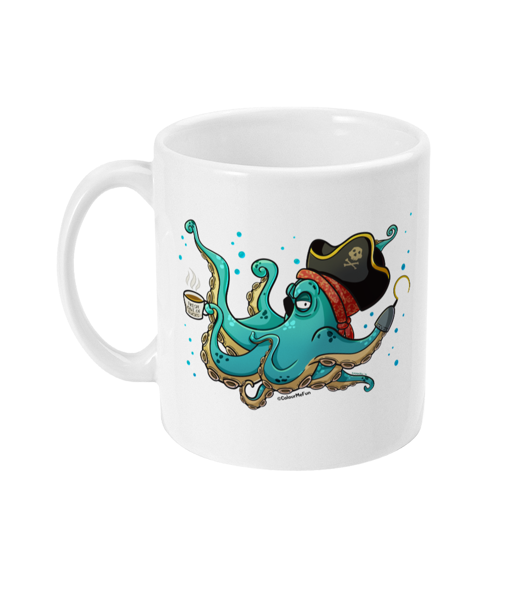 Grumpy Kraken Ceramic Mug