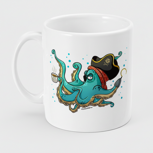 Grumpy Kraken Ceramic Mug