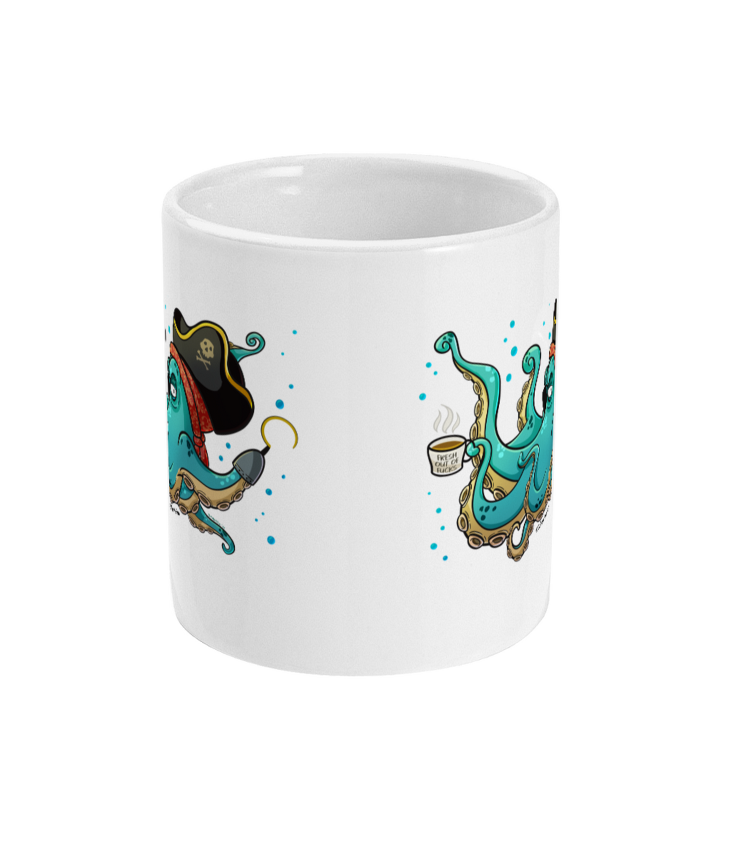 Grumpy Kraken Ceramic Mug