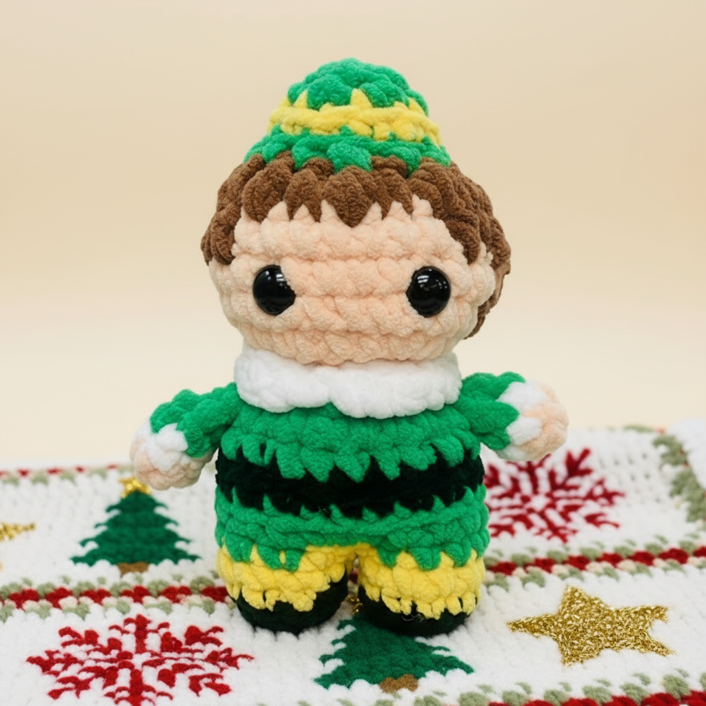 Buddy the Elf Crocheted Plushie
