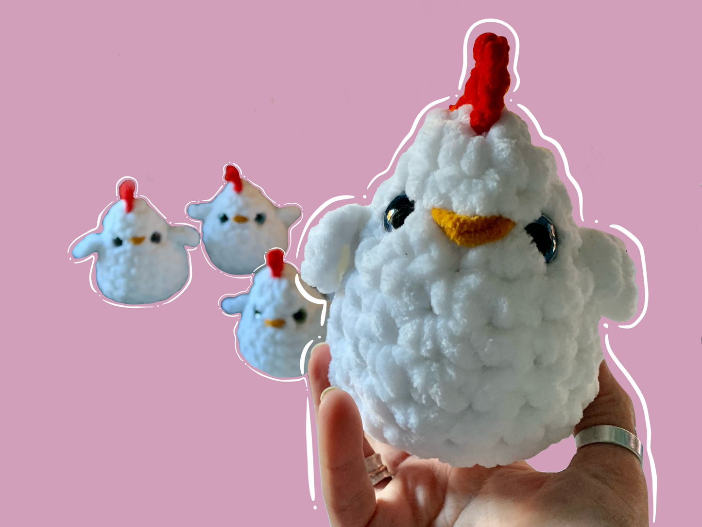 Chicken Crochet Plushie