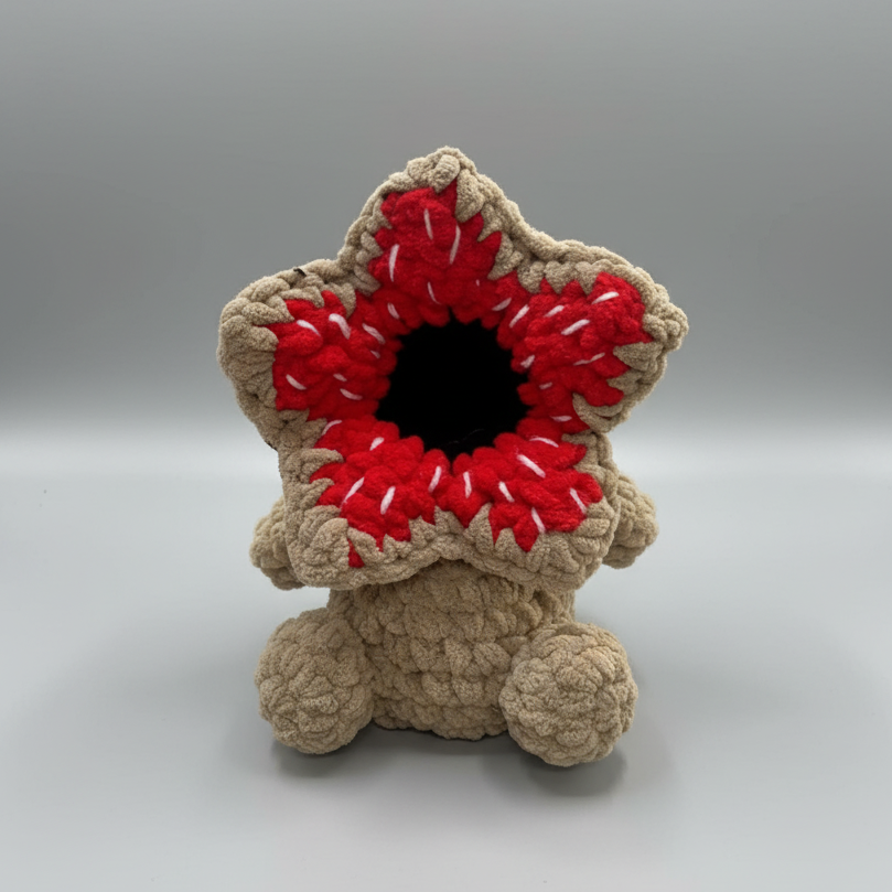Large Demogorgon Crochet Plush – 6" tall