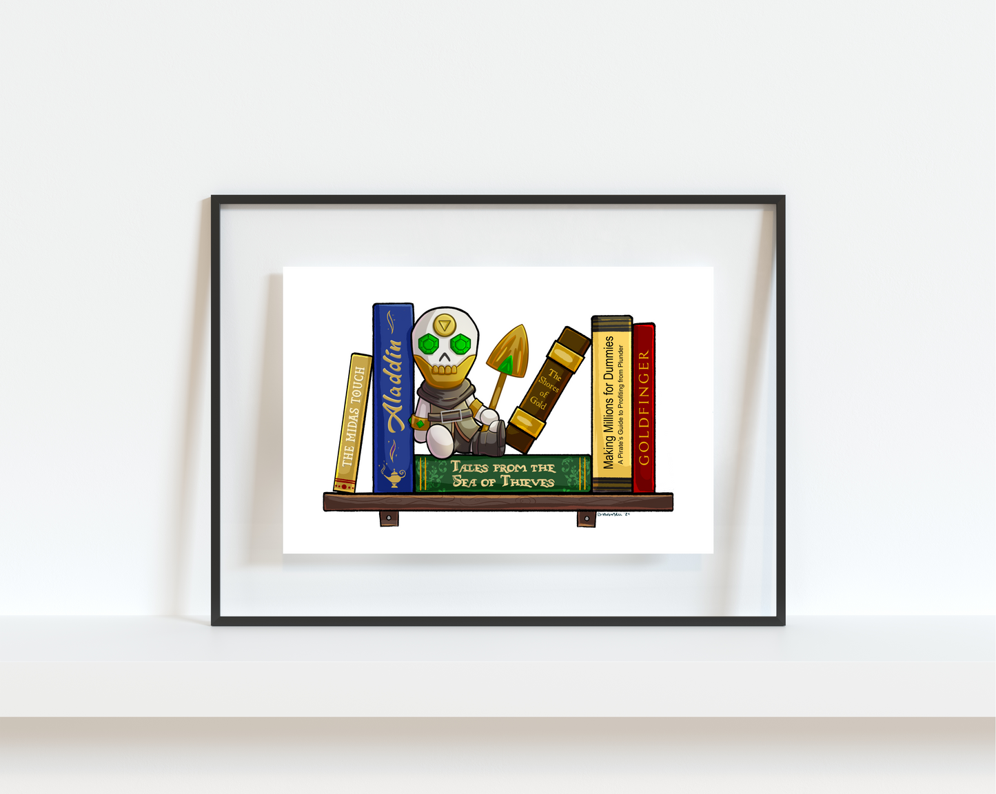 Shipmates Bookshelf Art Print Collection