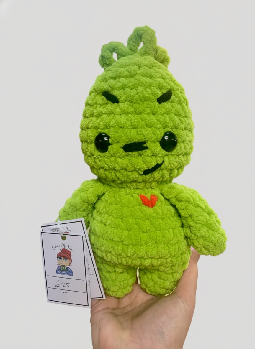 Grinch Crochet Plushie