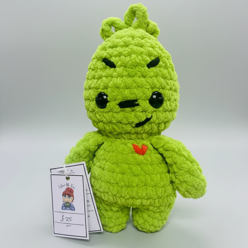 Grinch Crochet Plushie