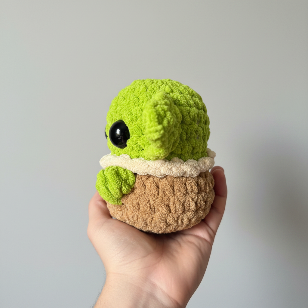 Grogu - Crochet Plushie